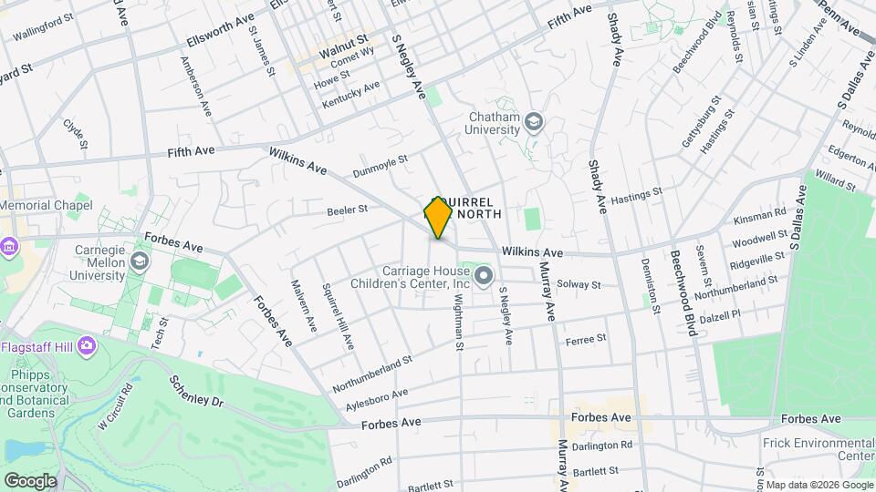 5550 Wilkins Ave Map and Location Details