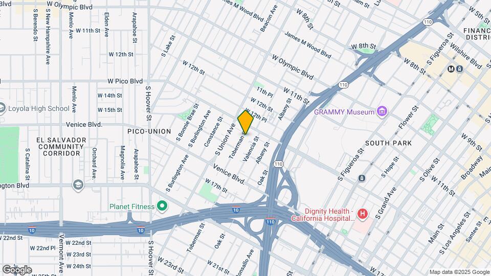 1324 Toberman St Map and Location Details