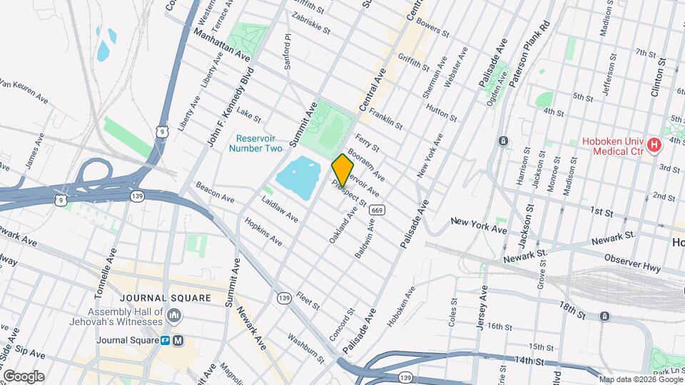 121 Prospect St-Unit -1 Map and Location Details