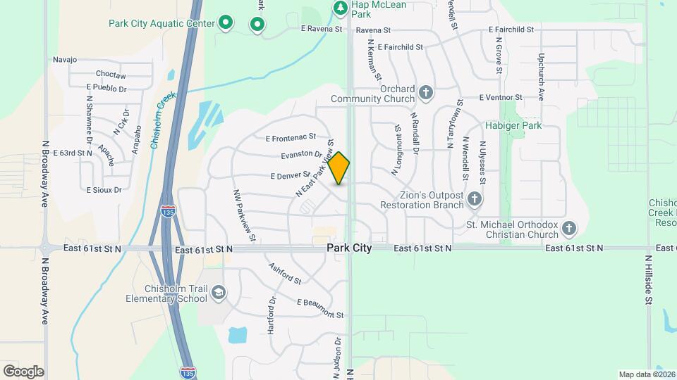 1642 E Denver Dr Map and Location Details