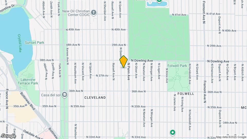 3722 N Queen Ave Map and Location Details