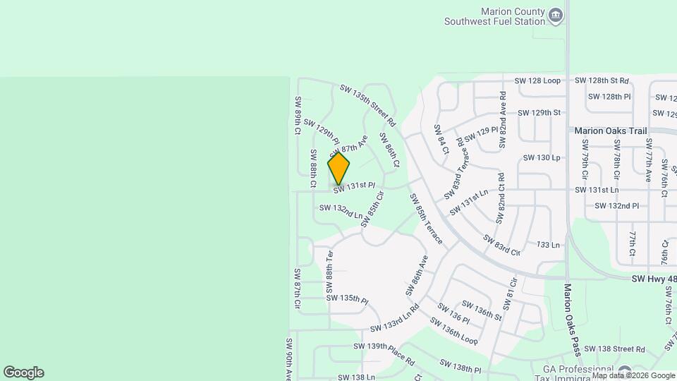 8780 SW 131st Pl Mapa y Detalles de la Ubicación