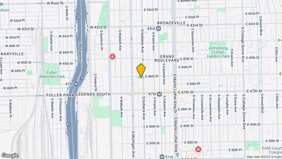 4606-4608 S Indiana Ave Mapa y Detalles de la Ubicación