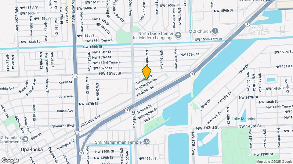 2057 Washington Ave-Unit -1 Map and Location Details
