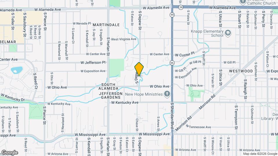 766 S Depew St Map and Location Details