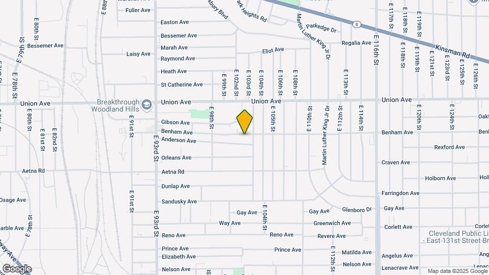 10116 Benham Ave Map and Location Details