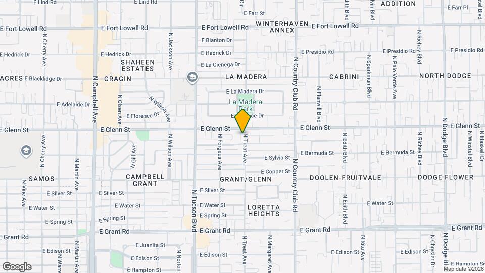 2765 N Treat Ave Mapa y Detalles de la Ubicación