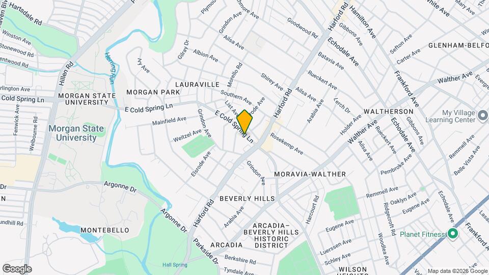 2903 E Cold Spring Ln Mapa y Detalles de la Ubicación