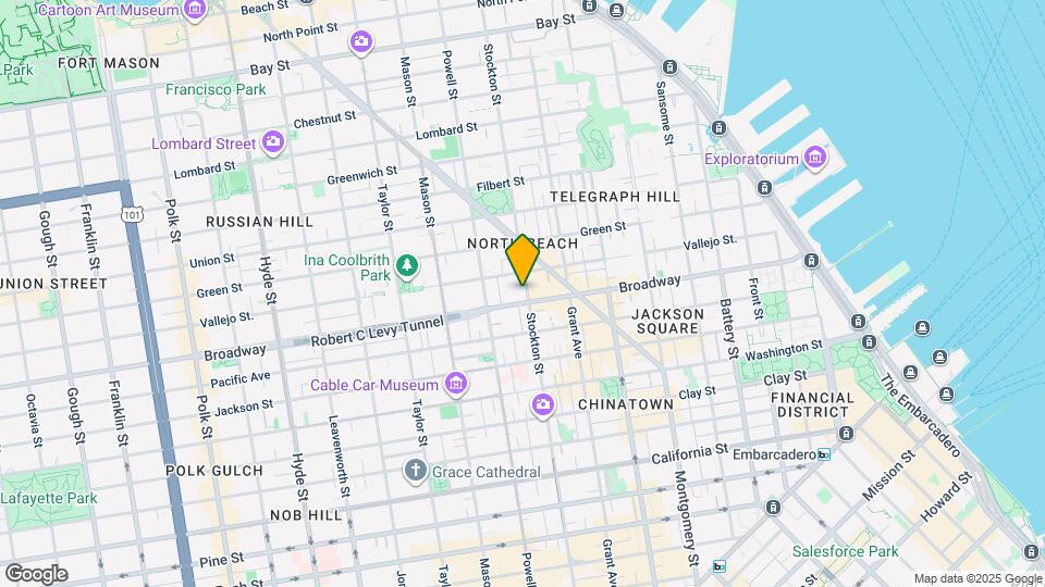 1319-1323 Stockton St Map and Location Details