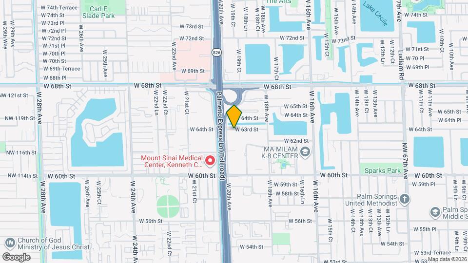 1960 W 63rd St Map and Location Details