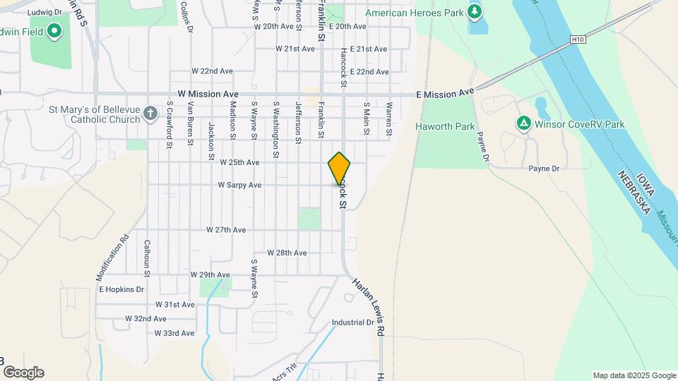 2522 Hancock St Map and Location Details