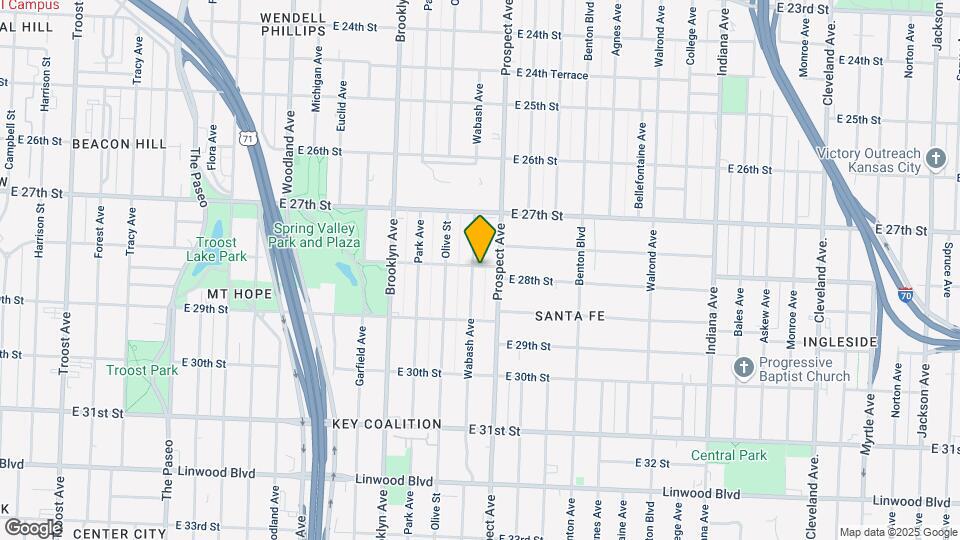 2501-2505 E 28th St Map and Location Details