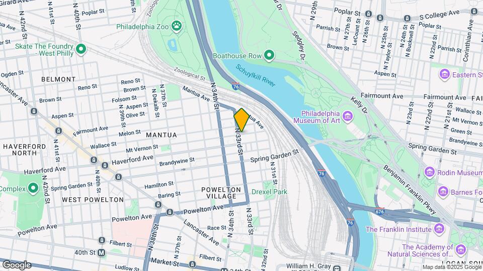 621 N 33rd St Map and Location Details
