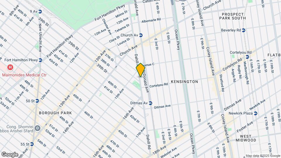 357 Dahill Rd Map and Location Details