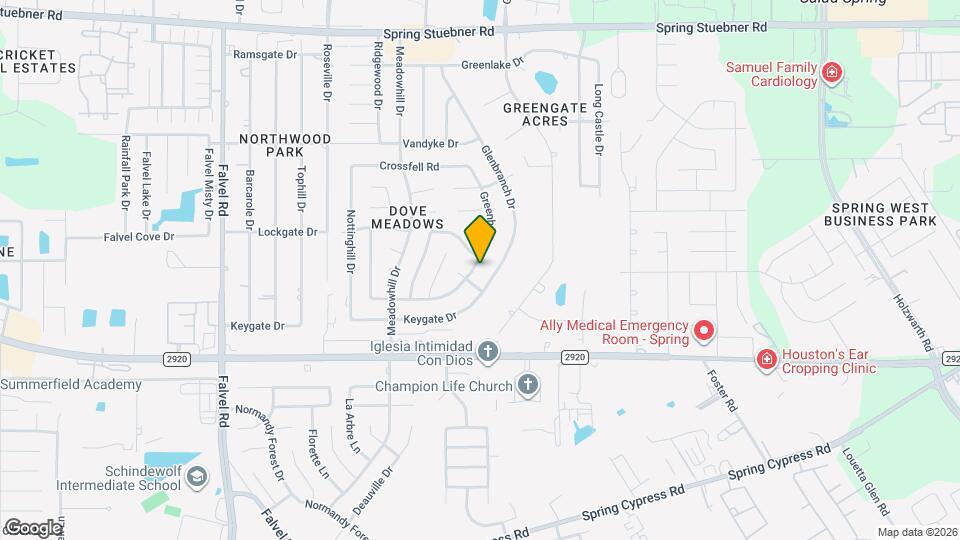 21314 Greenham Dr Map and Location Details