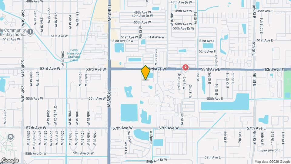 804 53rd Ave Dr W Map and Location Details