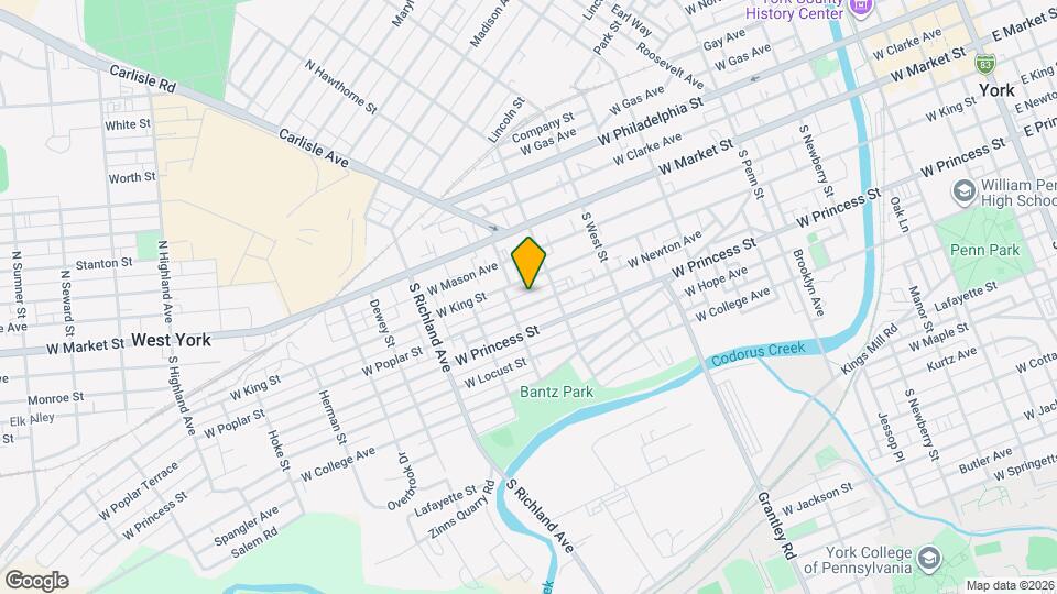 729 W Poplar St Mapa y Detalles de la Ubicación