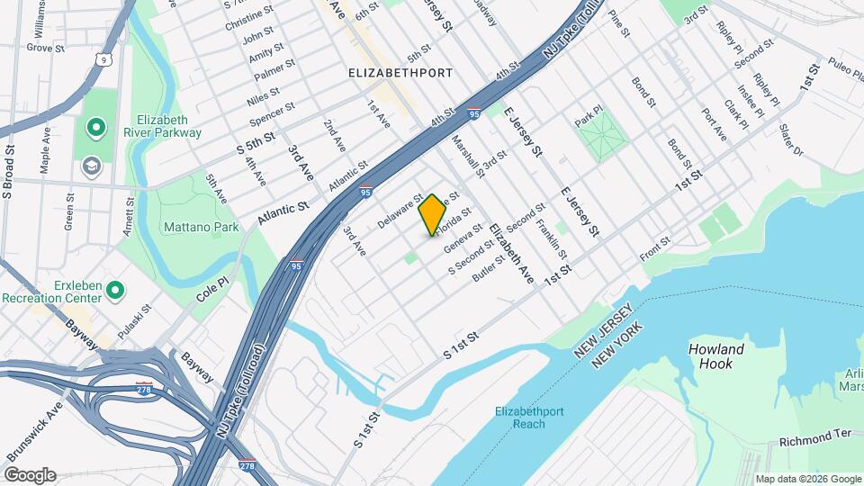 58 Florida St Map and Location Details