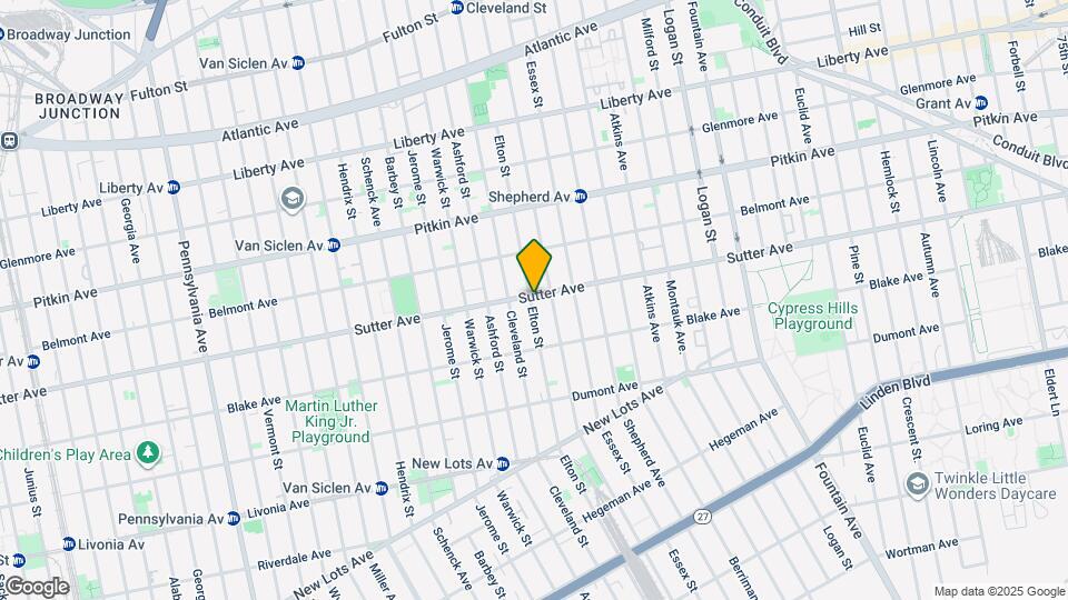 976 Sutter Ave Mapa y Detalles de la Ubicación