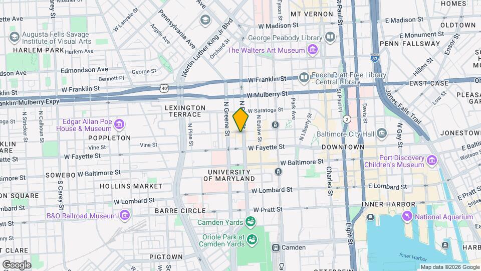 503 W Lexington St Mapa y Detalles de la Ubicación