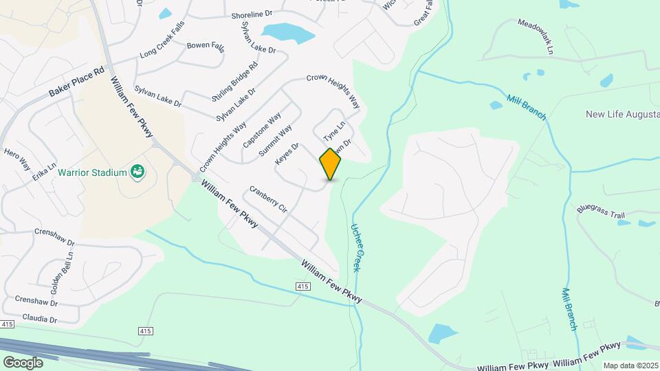 815 Westlawn Dr Mapa y Detalles de la Ubicación