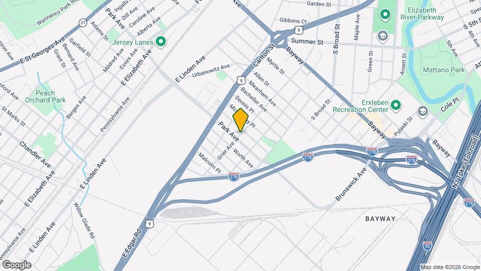 2014 Grier Ave Map and Location Details