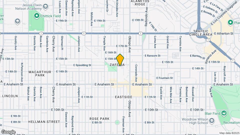 1426 Orizaba Ave, Unit 1426 Map and Location Details