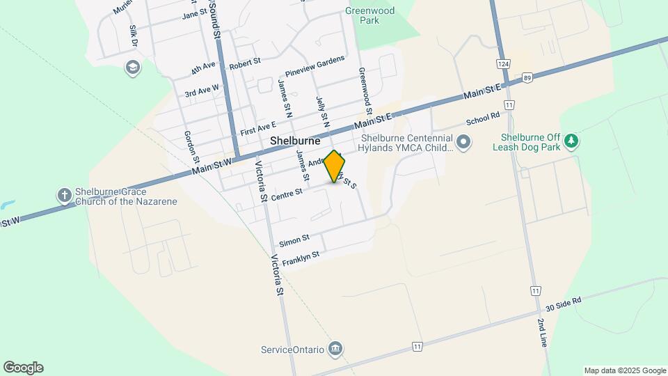 323 Centre St Map and Location Details