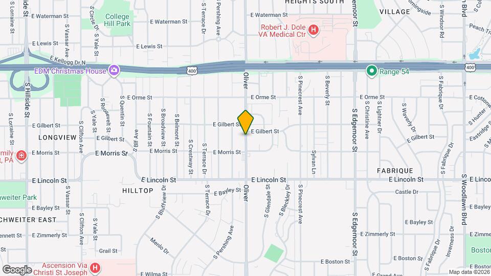 729 S Blf Ave Map and Location Details