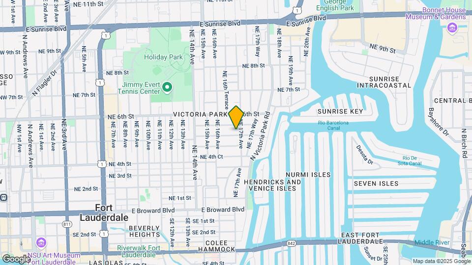 1637 NE 5th St Map and Location Details