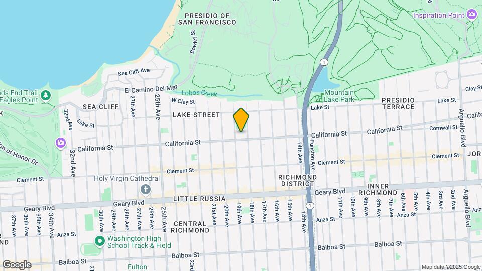 5624 California St Map and Location Details