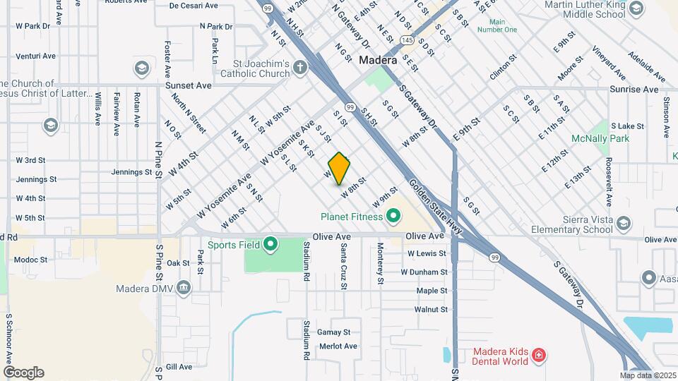 324 S K St Map and Location Details