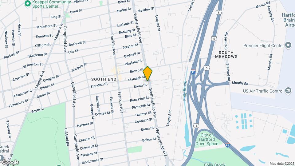 719 Wethersfield Ave Map and Location Details