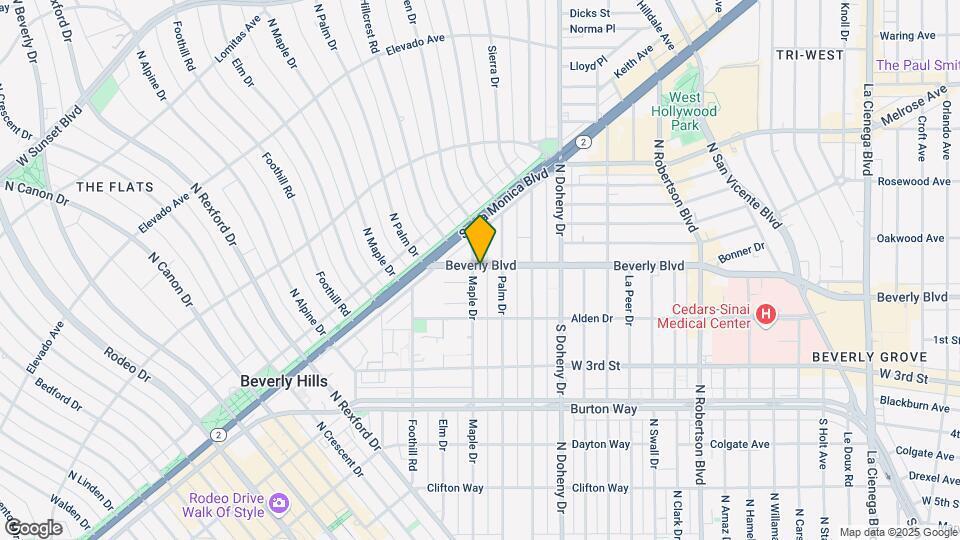 9222 Beverly Blvd, Unit 9222 Map and Location Details