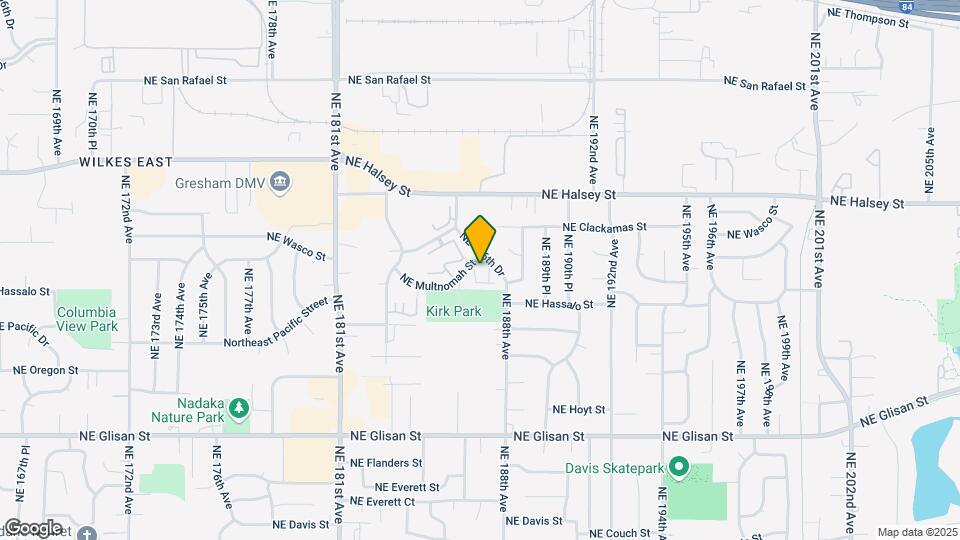 1238 NE 186th Way Map and Location Details