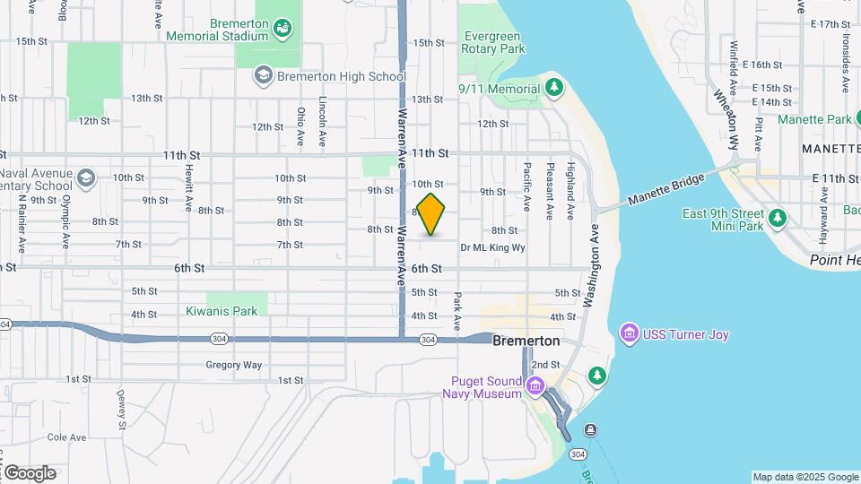 825 Dr ML King Wy Map and Location Details