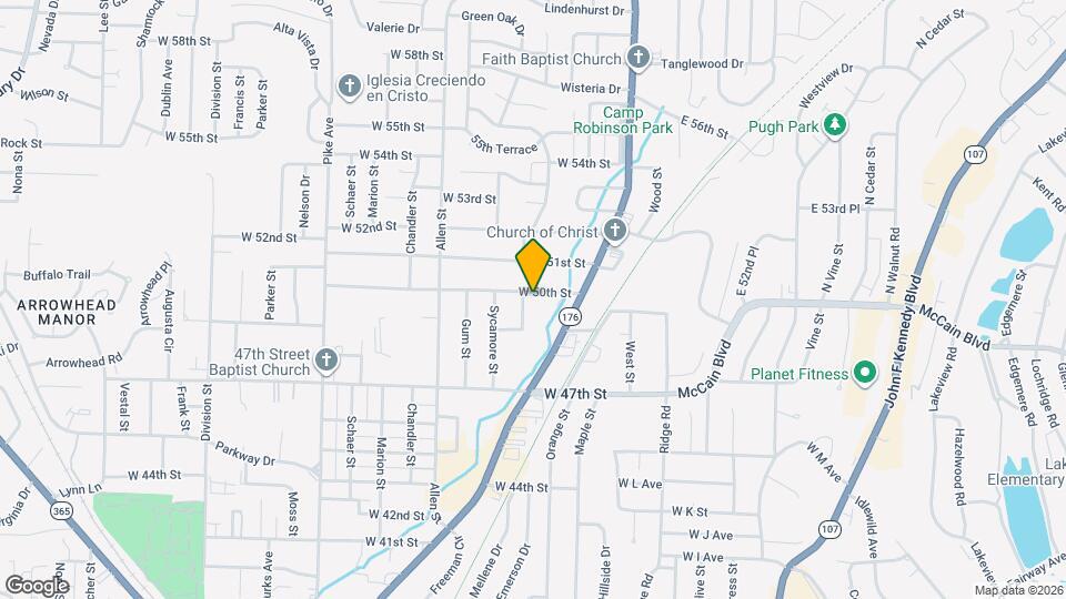 318 W 50th St Map and Location Details