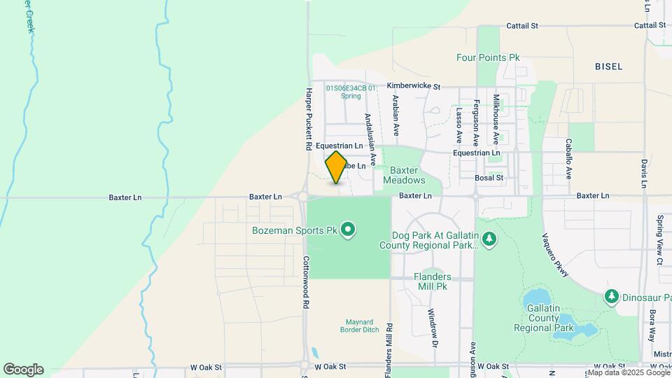 4555 Baxter Ln Map and Location Details