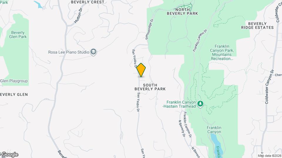 2120 San Ysidro Dr Map and Location Details