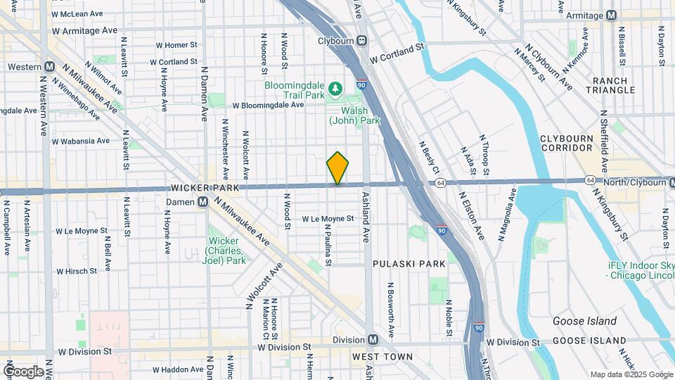 1647 W North Ave, Unit 03 Map and Location Details