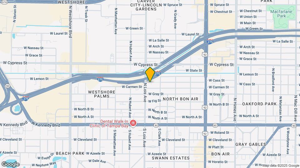 4118 W Cass St Map and Location Details