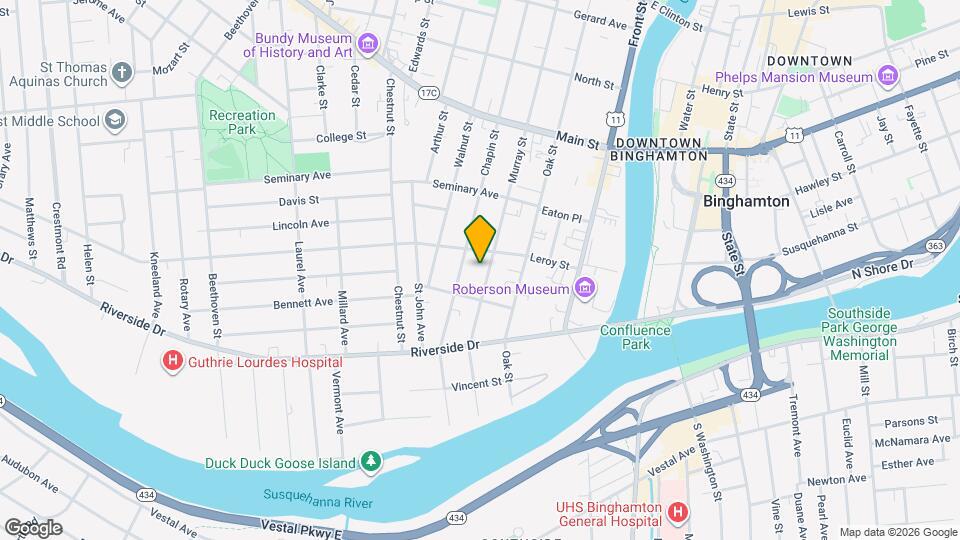 63 Murray St Map and Location Details