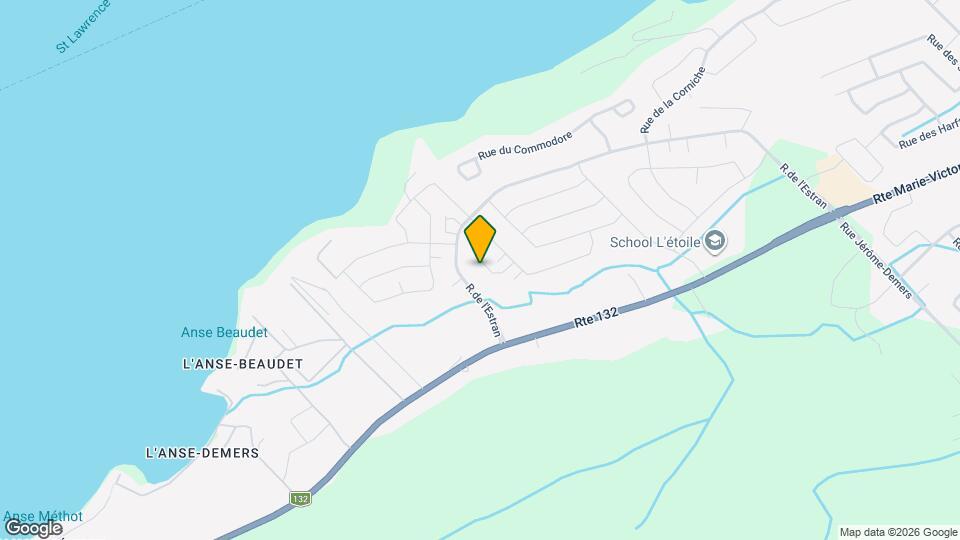 1360 Douville Rue Map and Location Details