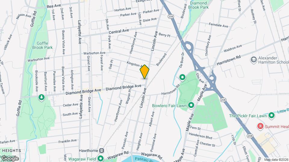 228 Lincoln Ave Map and Location Details