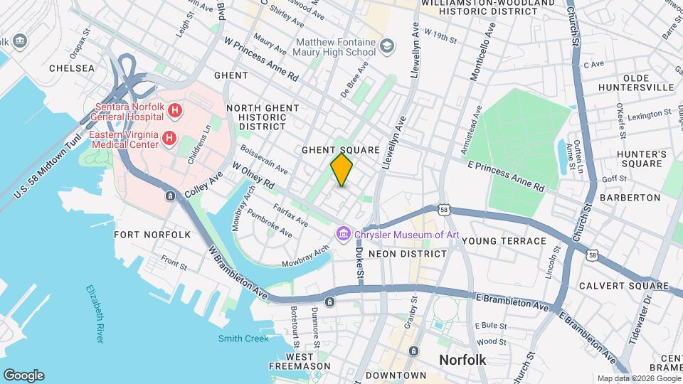 325 Raleigh Ave Mapa y Detalles de la Ubicación