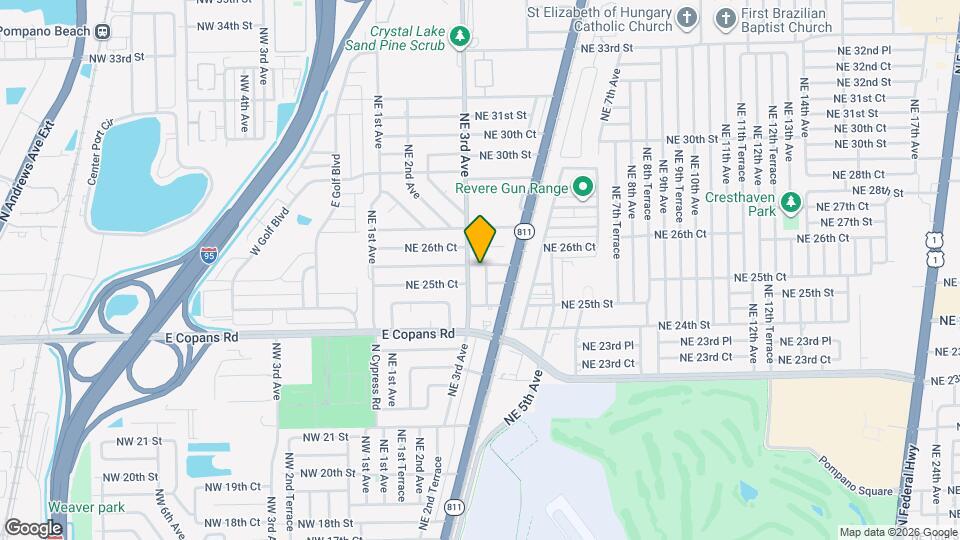 320 NE 26th St Map and Location Details