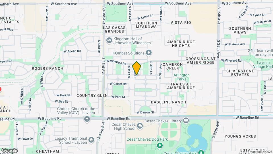 7005 S 40th Ln Map and Location Details