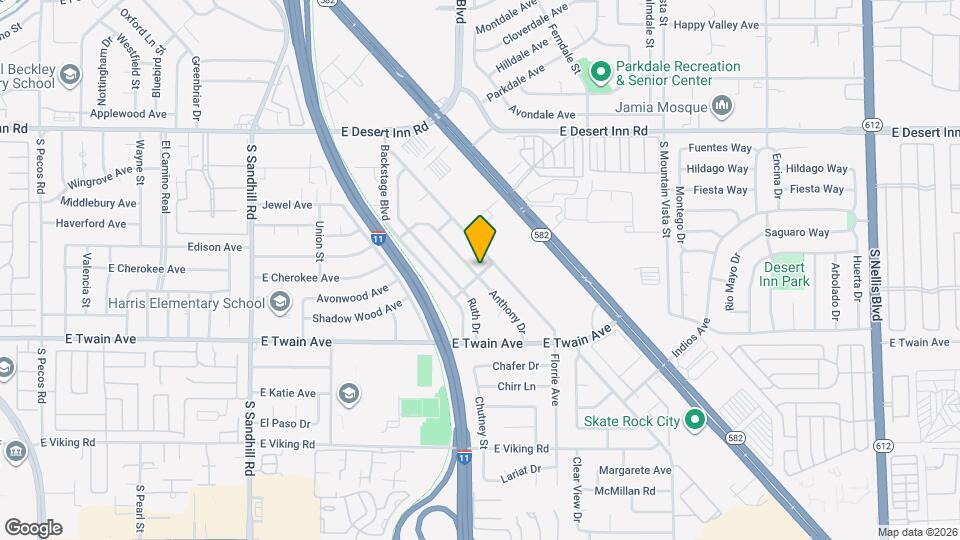 3578 Anthony Dr Map and Location Details