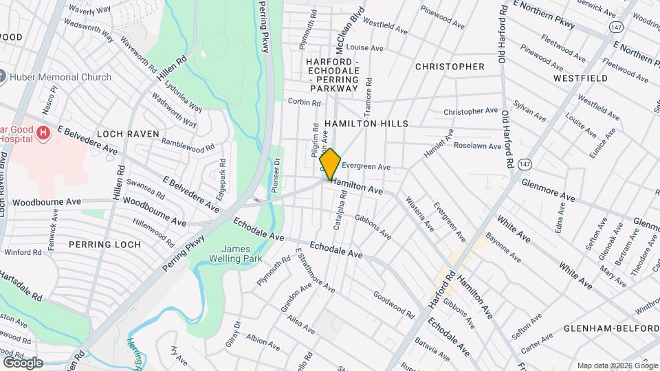 2305 Hamilton Ave Map and Location Details