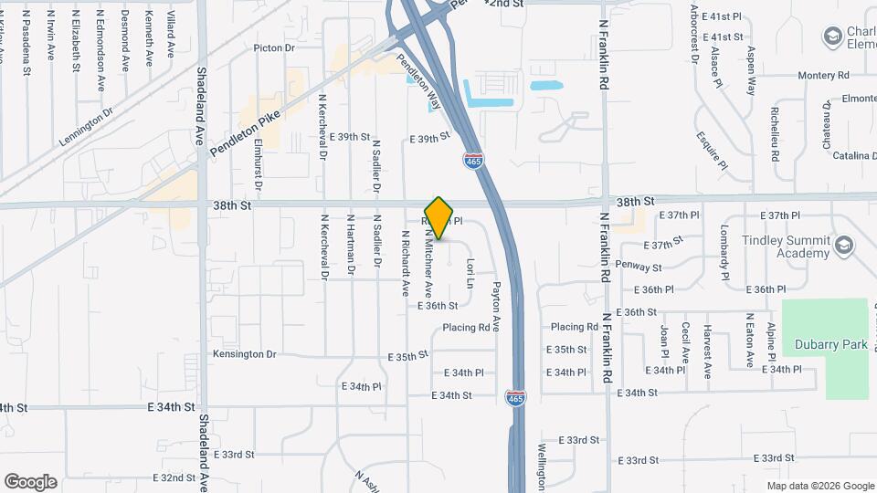 7531 Penway St Map and Location Details